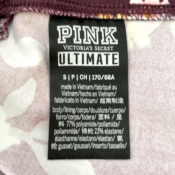 PINK | Women’s PINK by VICTORIA’S SECRET Floral Pattern Leggings Size Small - Picture 3 of 6